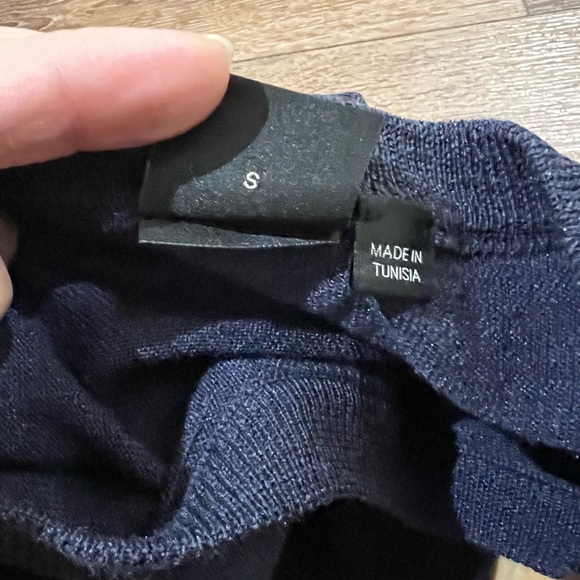 NWOT Boss Hugo boss dark blue sweater small size - Picture 10 of 12